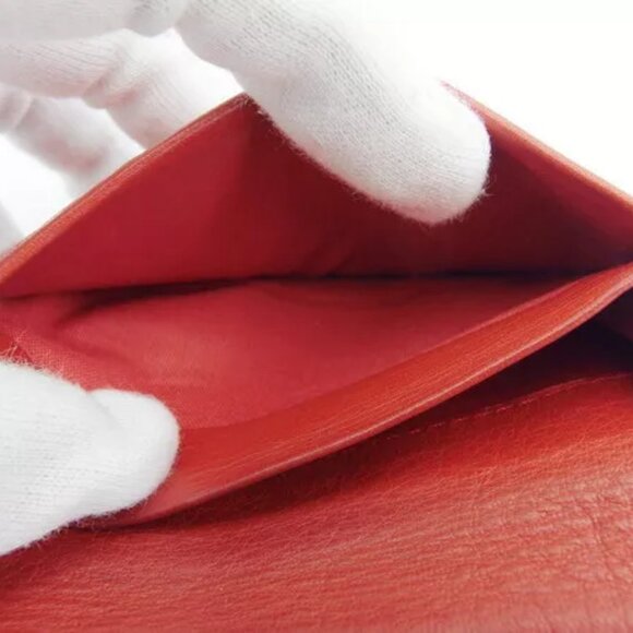 Dior Card Case CD Mark Leather Authentic Used - Picture 8 of 9